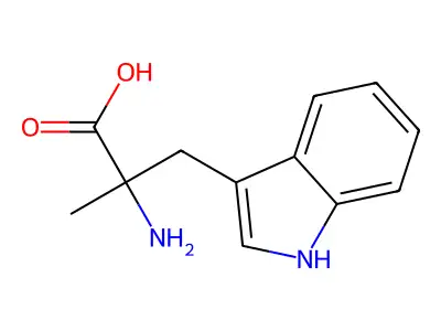 alpha-Methyltryptophan structure