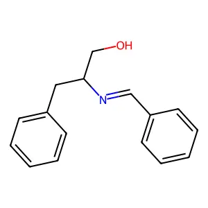 (S)-2-(Benzylideneamino)-3-phenylpropan-1-ol structure