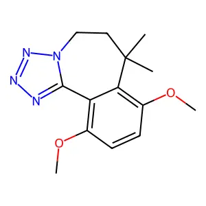 8,11-Dimethoxy-7,7-dimethyl-6,7-dihydro-5H-tetraazolo[5,1-a][2]benzazepine structure