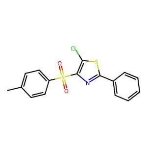 5-Chloro-2-phenyl-4-tosylthiazole structure