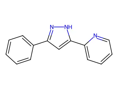 2-(3-phenyl-1H-pyrazol-5-yl)pyridine structure