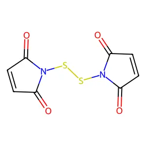 1-[(2,5-Dioxoazolinyl)disulfanyl]azoline-2,5-dione structure
