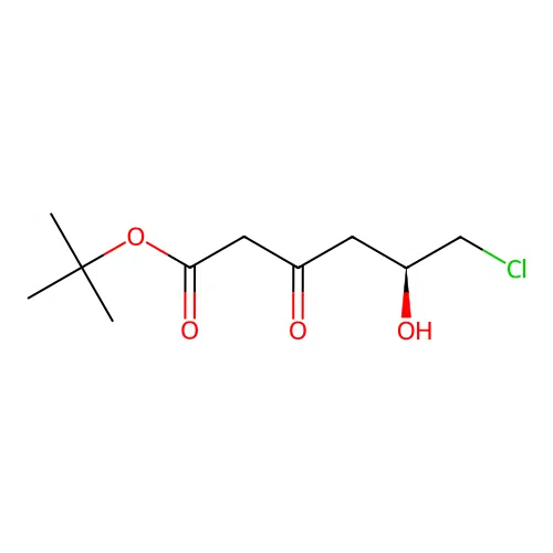 tert-butyl (5S)-6-chloro-5-hydroxy-3-oxohexanoate structure