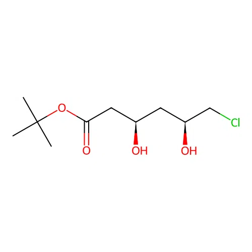 tert-Butyl (3R,5S)-6-chloro-3,5-dihydroxyhexanoate structure