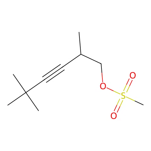 2,5,5-Trimethylhex-3-ynyl methanesulfonate structure