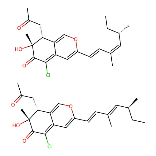 Isochromophilone IIb structure