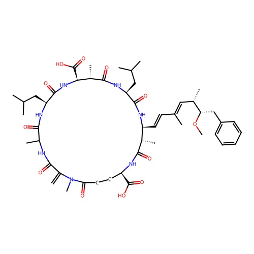 Microcystin LL structure