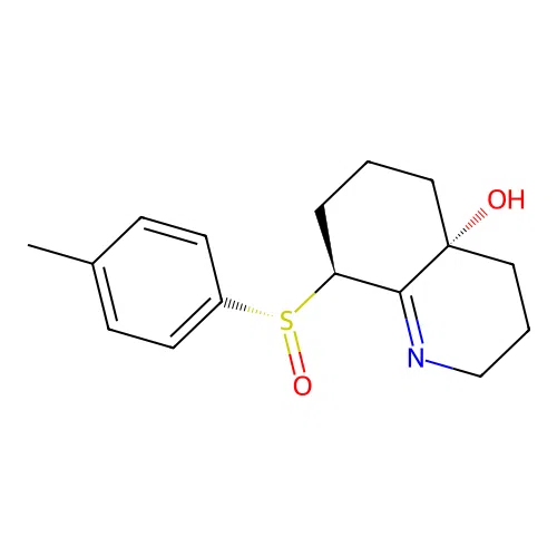 8-(4-Tolylsulfinyl)-2,3,4,4a,5,6,7,8-octahydro-4a-quinolinol structure