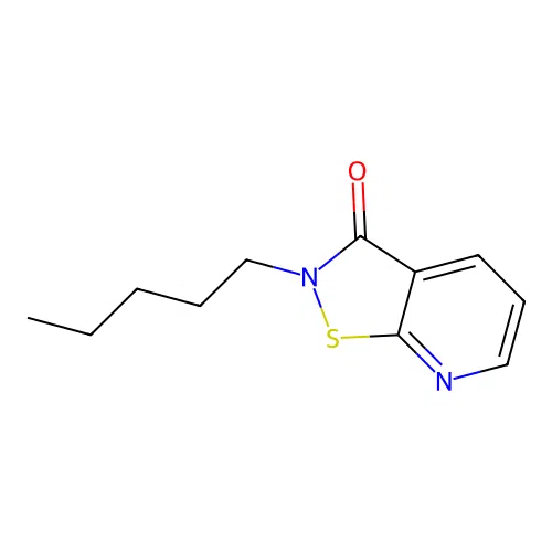 2-Pentylisothiazolo[5,4-b]pyridin-3-one structure