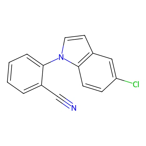 2-(5-Chloroindol-1-yl)benzonitrile structure
