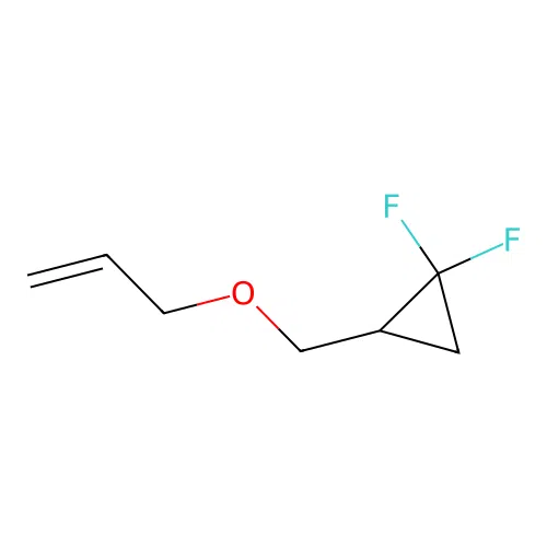 1,1-Difluoro-2-(prop-2-enoxymethyl)cyclopropane structure