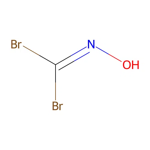 1-bromo-N-hydroxymethanecarbonimidoyl bromide structure