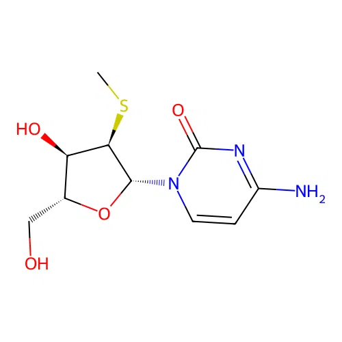 2'-S-methyl-2'-thioCytidine structure
