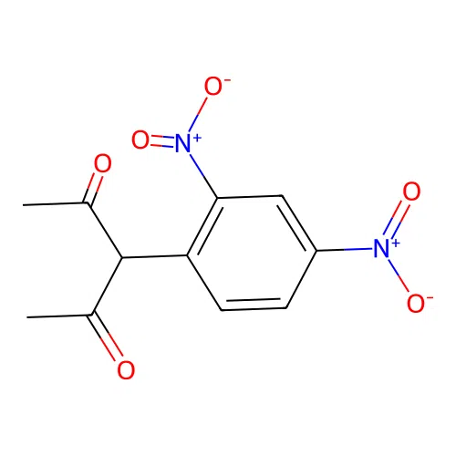 3-(2,4-Dinitrophenyl)pentane-2,4-dione structure