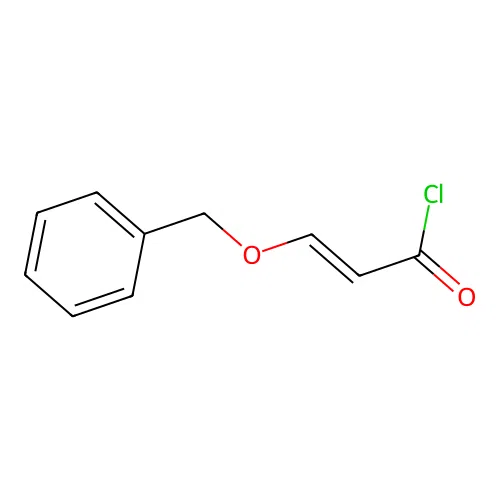 (2E)-3-(benzyloxy)acryloyl chloride structure