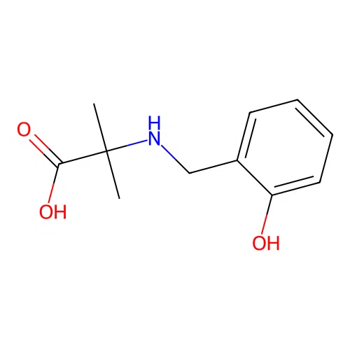 Alanine, N-[(2-hydroxyphenyl)methyl]-2-methyl- structure