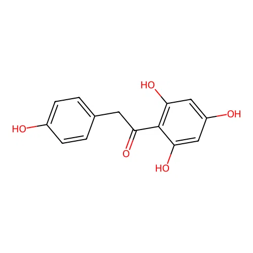 2-(4-Hydroxyphenyl)-1-(2,4,6-trihydroxyphenyl)ethanone structure