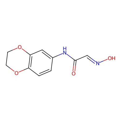 N-(2,3-dihydro-1,4-benzodioxin-6-yl)-2-(hydroxyimino)-Acetamide structure