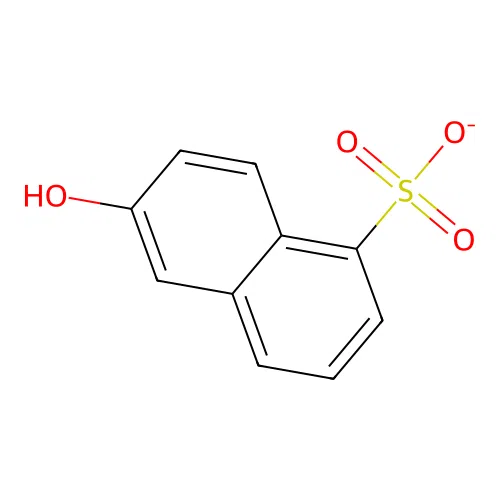 6-Hydroxynaphthalene-1-sulfonate structure