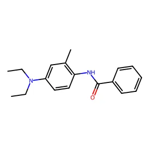 N-[4-(diethylamino)-2-methylphenyl]benzamide structure
