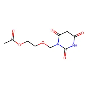 1-[(2-Acetoxyethoxy)methyl]barbituric Acid structure