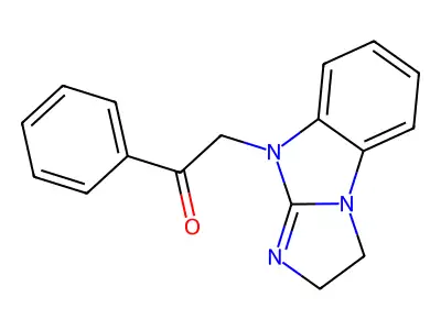 9-Phenacyl-2,3-dihydroimidazo[1,2-a]benzimidazole structure