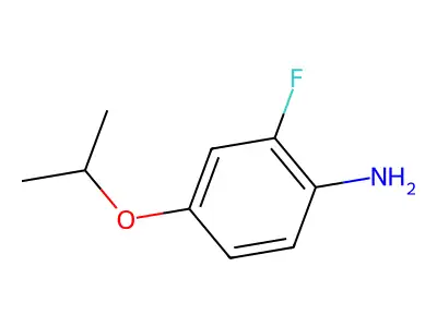 2-Fluoro-4-isopropoxyaniline structure