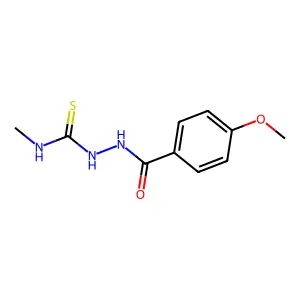 2-(4-Methoxybenzoyl)-N-methylhydrazinecarbothioamide structure