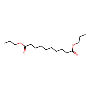 Dipropyl sebacate structure