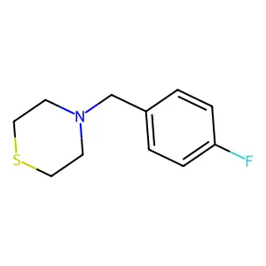 4-(4-Fluorobenzyl)thiomorpholine structure