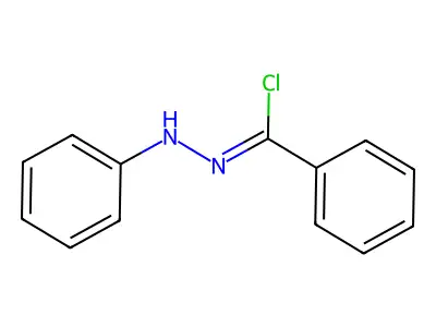 Benzoyl chloride phenylhydrazone structure
