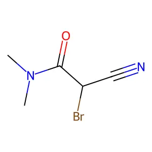 Acetamide, 2-bromo-2-cyano-N,N-dimethyl- structure