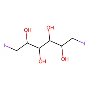 1,6-Dideoxy-1,6-diiodohexitol structure