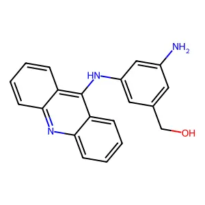 3-(9-Acridinylamino)-5-hydroxymethylaniline structure
