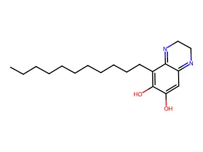 3,4-Dihydro-7-hydroxy-5-undecyl-6(2H)-quinoxalinone structure