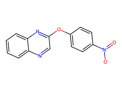 2-(4-Nitrophenoxy)quinoxaline structure