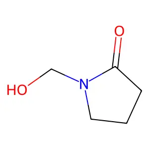 2-Pyrrolidinone, 1-(hydroxymethyl)- structure