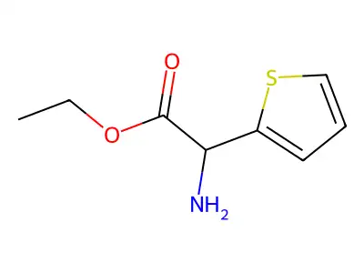 Ethyl 2-amino-2-(thiophen-2-YL)acetate structure