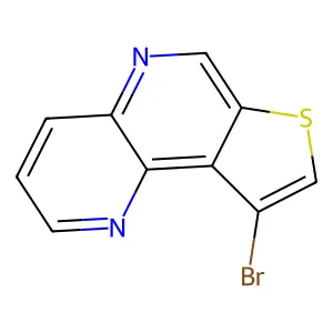 9-Bromothieno[2,3-c][1,5]naphthyridine structure