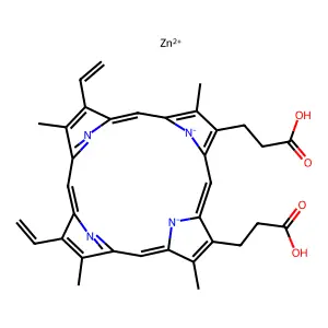 Zinc protoporphyrin structure
