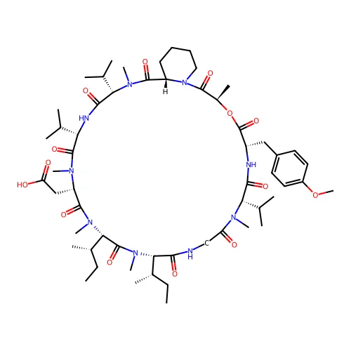 Cyclopeptolide 1 structure