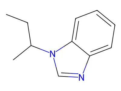1-Butan-2-ylbenzimidazole structure