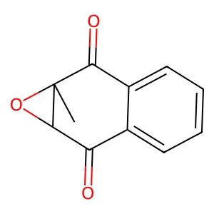 2,3-Epoxy-2-methyl-1,4-naphthoquinone structure