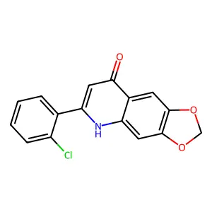 6-(2-Chlorophenyl)-1,3-dioxolo[4,5-g]quinolin-8(5H)-one structure
