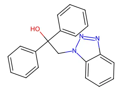 2-(1H-1,2,3-Benzotriazol-1-yl)-1,1-diphenylethan-1-ol structure