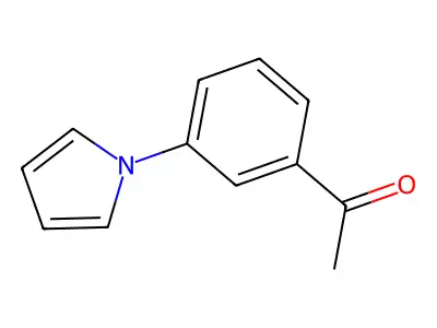 1-[3-(1H-pyrrol-1-yl)phenyl]ethanone structure