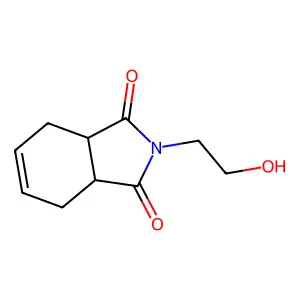 1,2,3,6,-tetrahydro-N-(2-hydroxyethyl)phthalimide structure