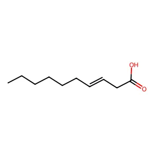 Dec-3-enoic acid structure