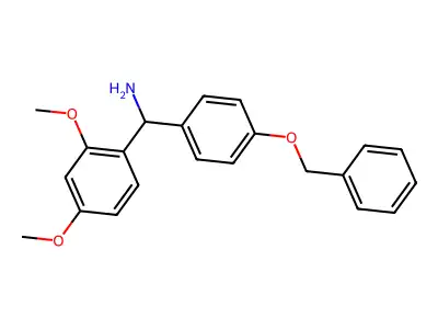 4-(Benzoyloxy)-2',4'-dimethoxybenzhydrylamine structure