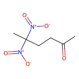 2-Hexanone, 5,5-dinitro- structure